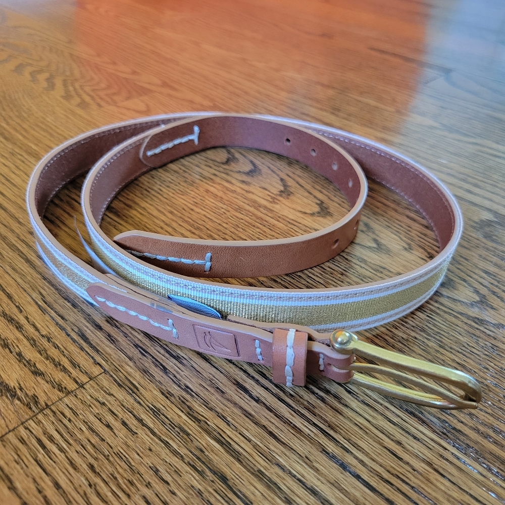 Sperry Leather Belt Large
